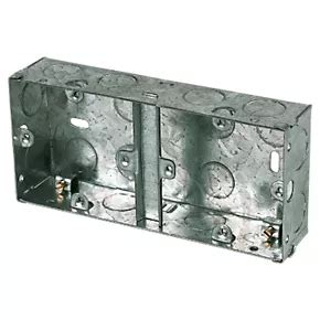 35mm metal back box screwfix|25mm black back box.